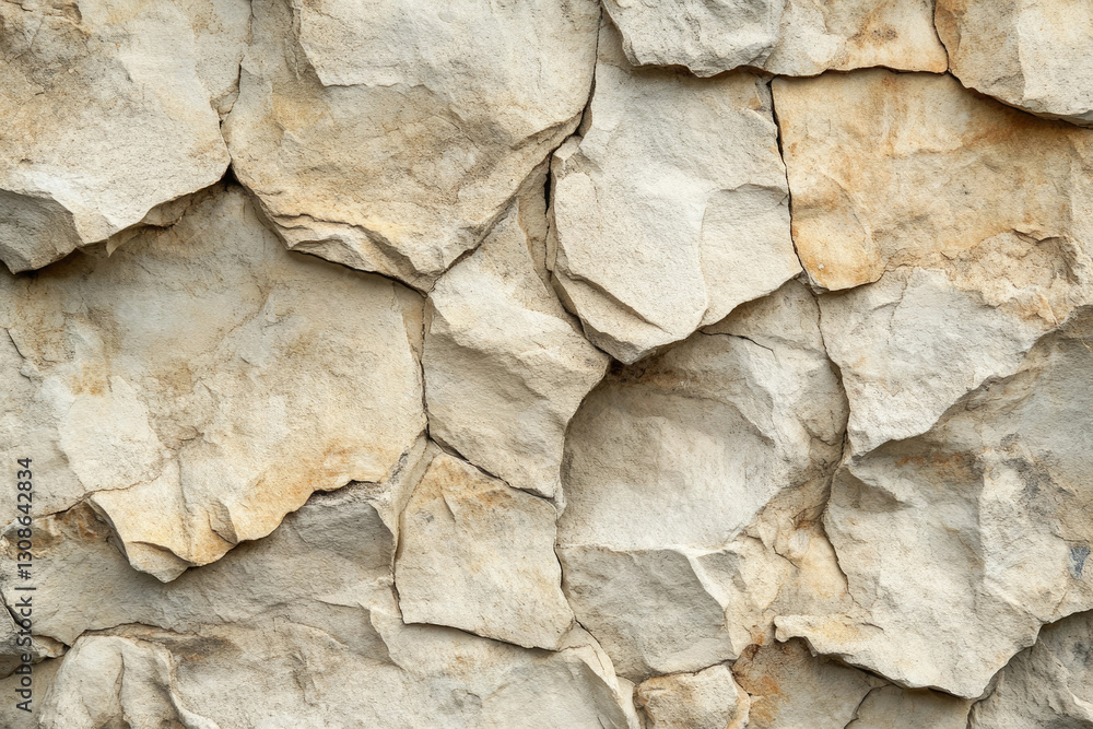 Poster close-up of a weathered, cracked rock surface showing variations in color and texture.