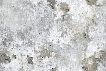 Fototapeta premium Seamless rough textured concrete wall with a mix of gray and white tones, featuring patches of rough and smooth surfaces, creating an industrial and weathered appearance.