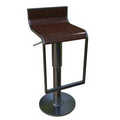 bar stool 3d rendering