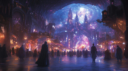 Obraz premium christmas tree lights