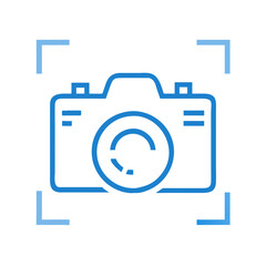 Camera with focus frame