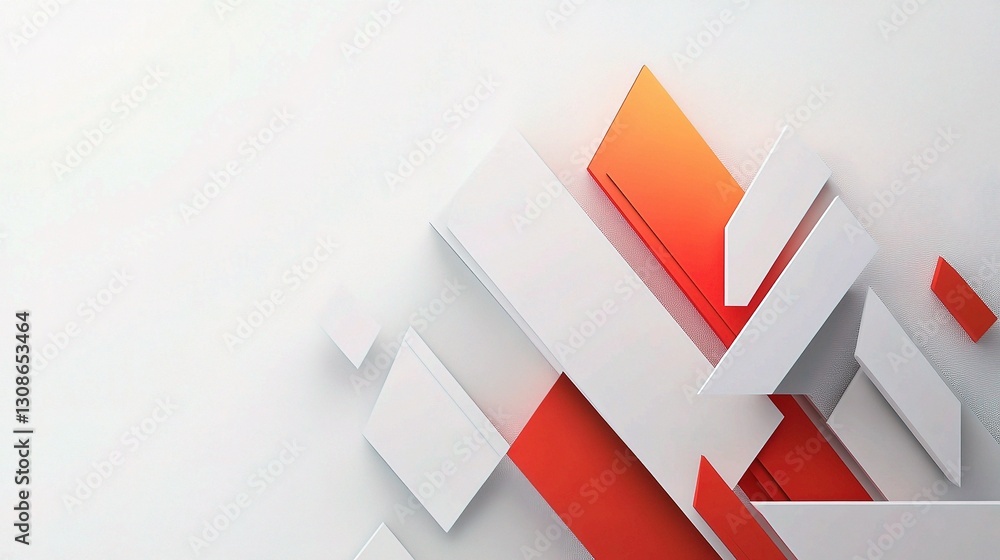 Aufkleber abstract creative digital background with colorful shapes and lines