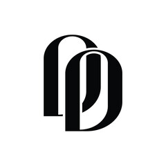 DD monogram logo design letter text name symbol monochrome logotype alphabet character simple logo