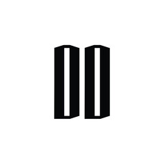 DD monogram logo design letter text name symbol monochrome logotype alphabet character simple logo