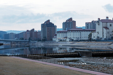 宝塚市の朝の風景