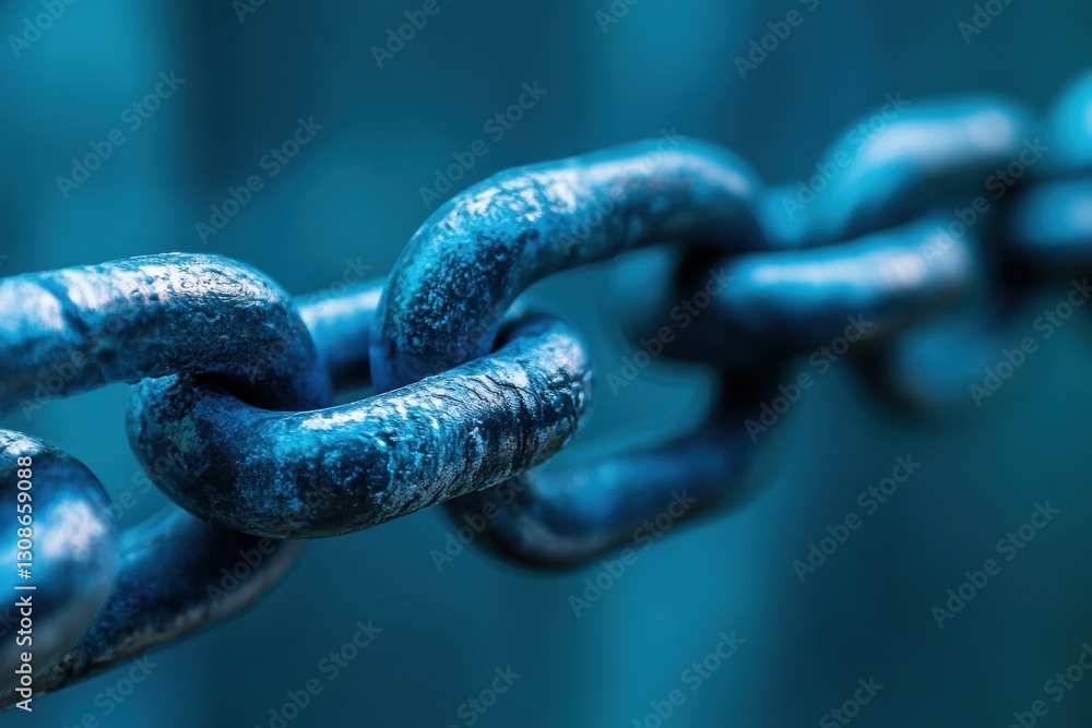 Poster innovative blockchain solutions enhancing digital transformation in modern business operations and s