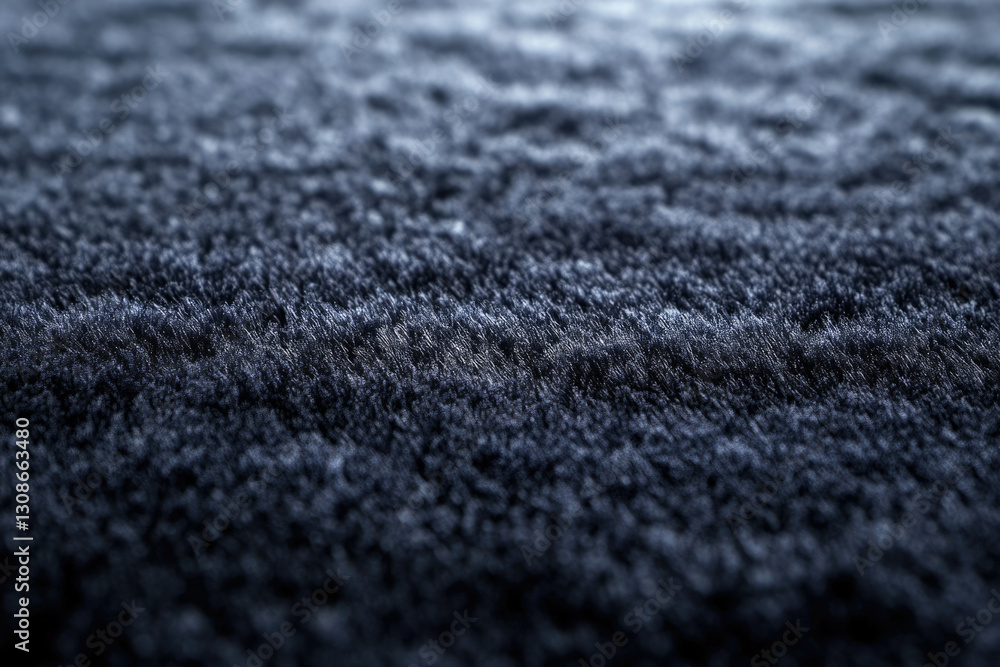 Poster Close-up of a dark, textured fabric with a soft, fuzzy surface.