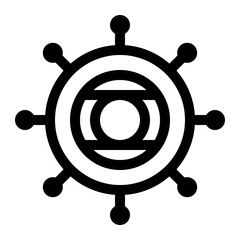 push pin icon for illustration