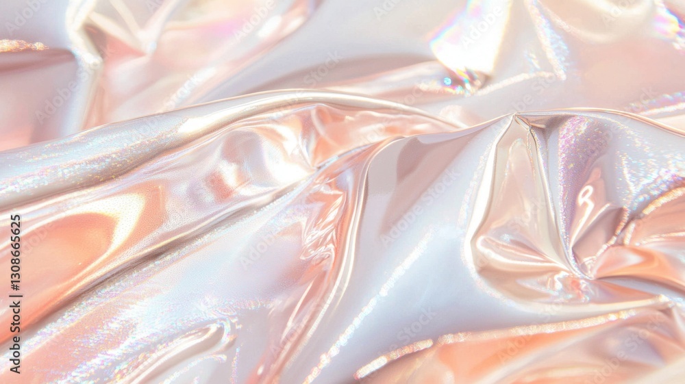 Poster abstract iridescent holographic crystal glass plates reflecting prismatic colors against gradient ba