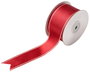 3d Ribbon Promotion Decoration Red Banner