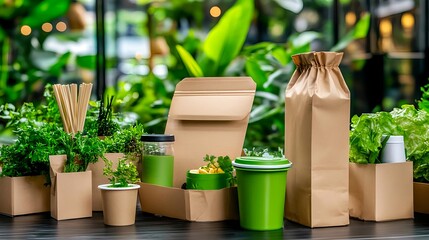 Eco-Friendly Food Packaging & Delivery - Sustainable Packaging