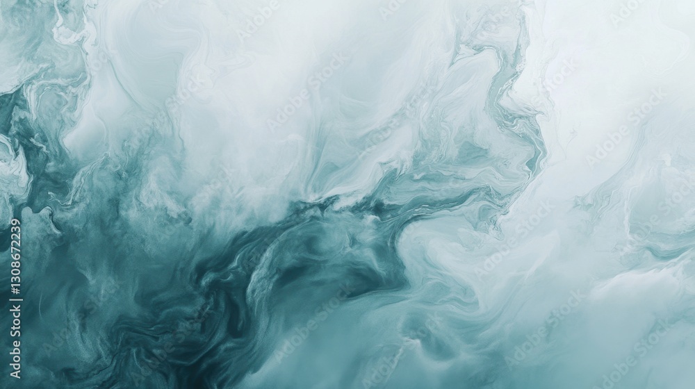 Aufkleber abstract marble texture with soft neutral tones and fluid, swirling patterns for an elegant and soph