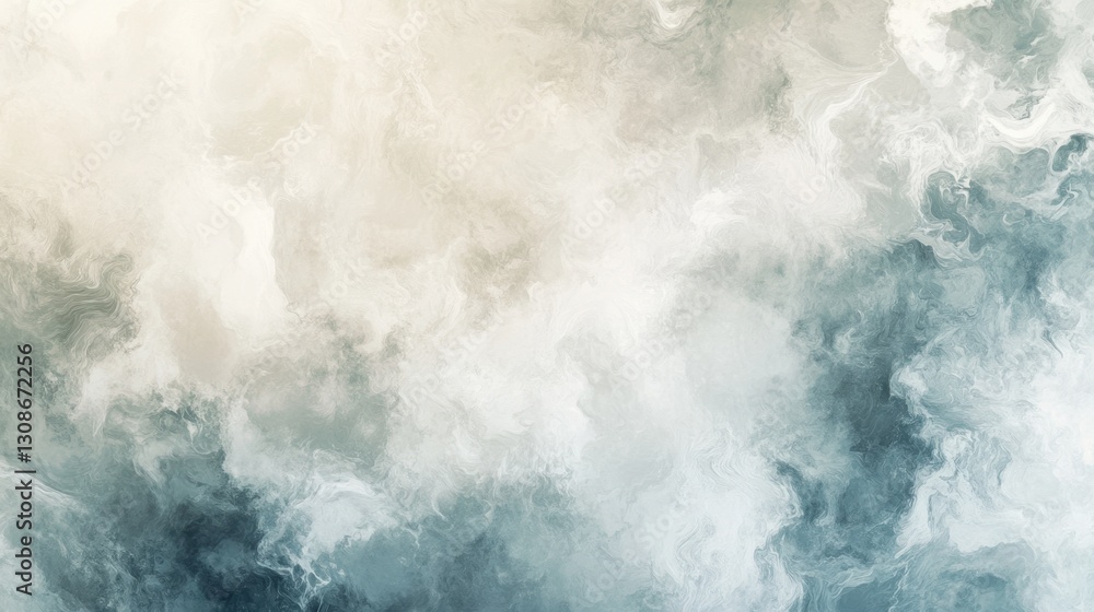 Aufkleber abstract marble texture with soft neutral tones and fluid, swirling patterns for an elegant and soph