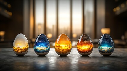 A Brazilian Easter procession with beautifully decorated egg altars. ultra-realistic, photo-realistic, highly detailed, 