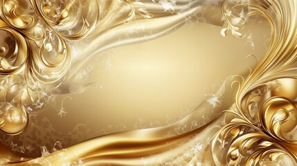 A shimmering gold background.  Looks luxurious and elegant.
