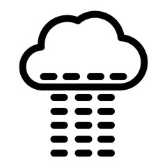 foggy  icon for illustration
