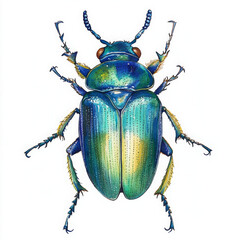 Realistic boho style painted illustration feels calm and peaceful