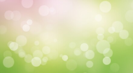 Fototapeta premium Soft pastel bokeh lights gently blend. AI Generated