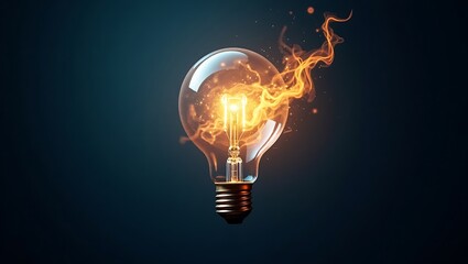 Electric LED Lightbulb Transition | Generative AI Art