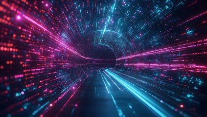 Digital tunnel speed through data stream