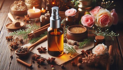 Essential Oil Spray Misting Bottle A fine misting bottle with di