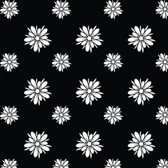 seamless pattern with snowflakes