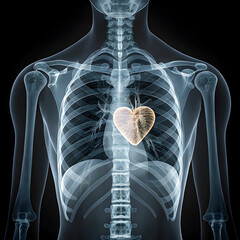 X-ray is a medical imaging technique that uses radiation to view the inside