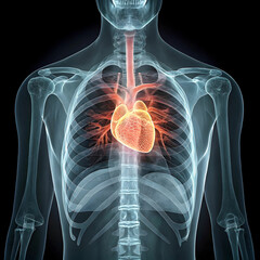 X-ray is a medical imaging technique that uses radiation to view the inside