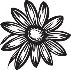 April month flowers silhouette design vector