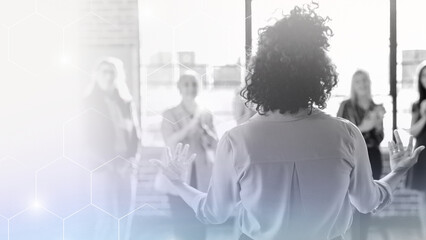 Businesspeople in a business conference