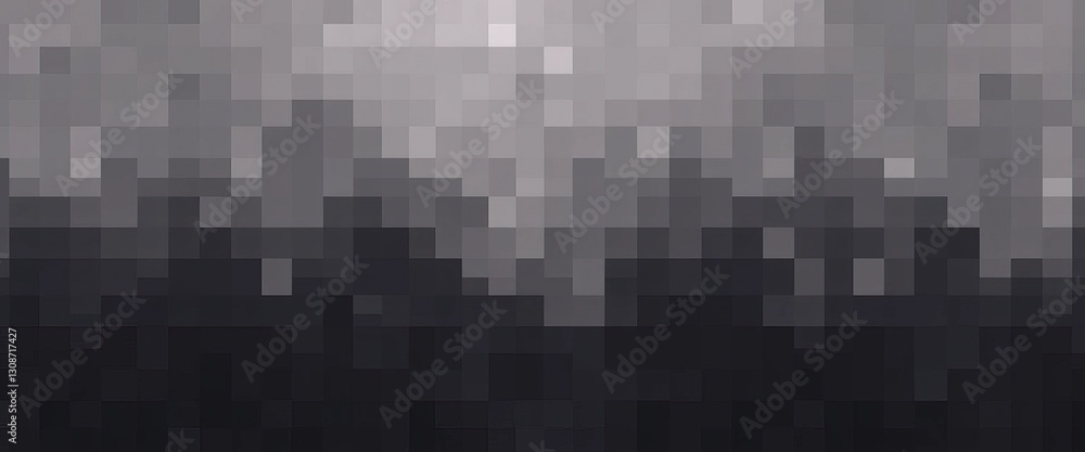 Aufkleber abstract pixelated pattern blend of light and dark shades forming interesting composition