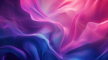 Fototapeta premium Abstract vivid color wave express and emphasize energetic signal. Seamless texture of vividness curve swirling convey sense of harmony and wonderful scene perfect for effect and graphic design. AIG53.