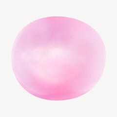 Fototapeta premium Bubble gum, 3D rendering design