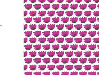 seamless pattern with flowers