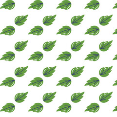 green leaves background