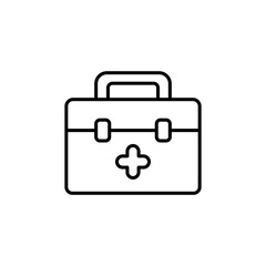 First aid kit line icon