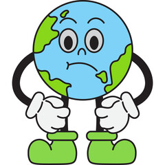  Earth Mascot Illustration