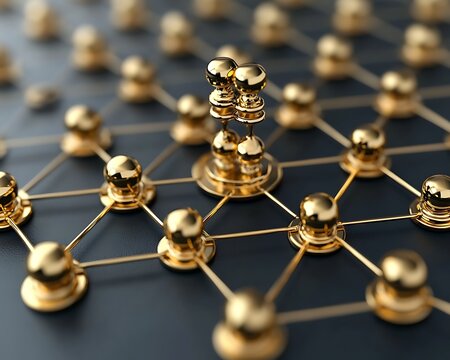 Golden Network Nodes Centralized Hub