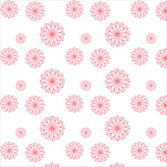 seamless pattern with flowers