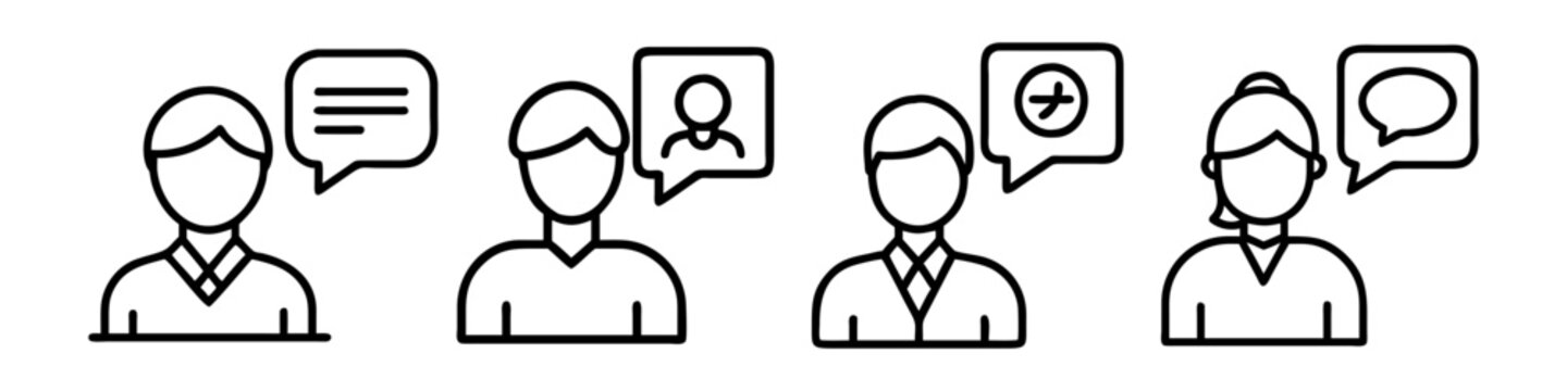 native speaker icon, native speaker line art - simple line art of native speaker, perfect for native speaker logos and icons
