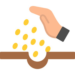 Seeds Sowing Icon