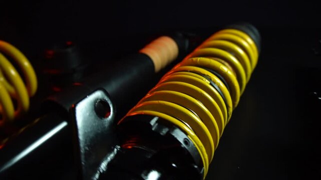 adjustable tuned sports suspension for a bench front-wheel drive car yellow coilovers 