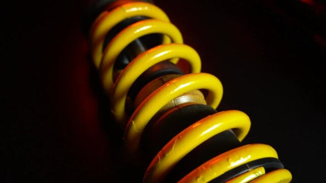 adjustable tuned sports suspension for a bench front-wheel drive car yellow coilovers 