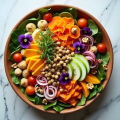 salad with vegetables