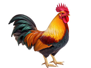 Fototapeta premium Isolated Rooster Full Body
