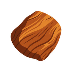 A Wood Texture illustration on transparent background