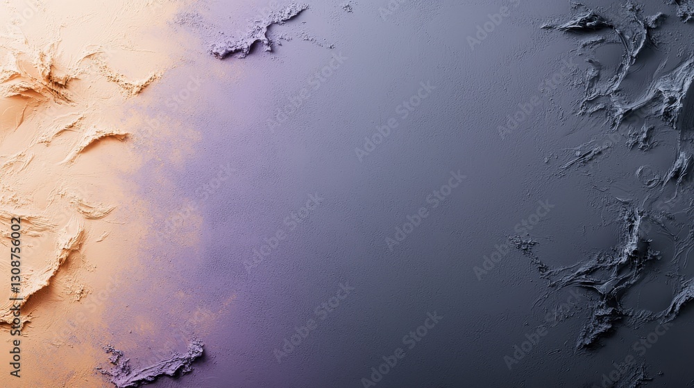 Poster abstract textured background with contrasting warm and cool tones.