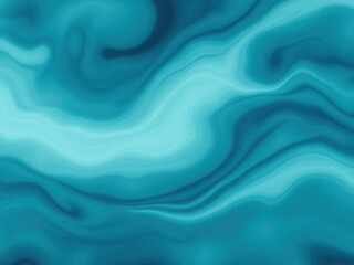Obraz premium Abstract Teal Swirling Liquid Marble Background