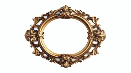 Ornate Vintage Frame with Intricate Design for Art Display