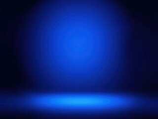 Blue Studio Background with Gradient Lighting